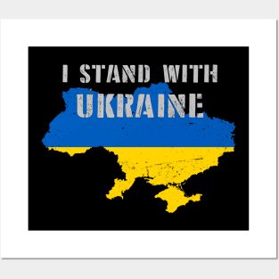 Support Ukraine I Stand With Ukrainian Posters and Art